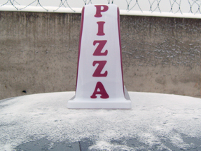Световой рекламный короб «Кусочек пиццы»