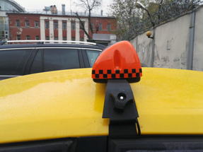 Шашка такси на кронштейне «Ретро»